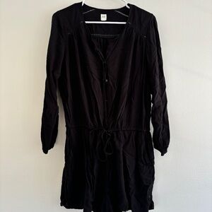Black Flouncy Short Romper
